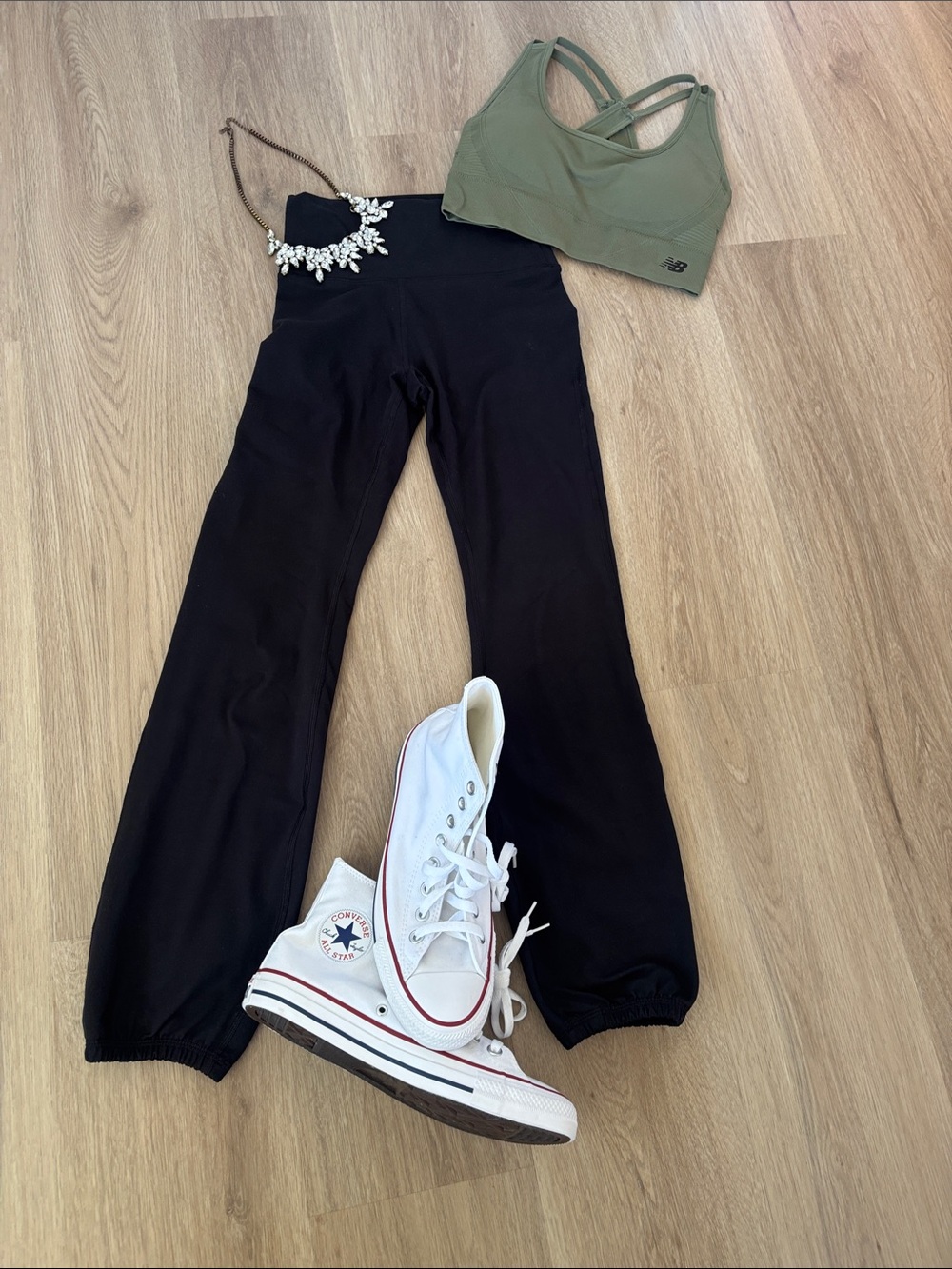 OFFLINE by Aerie Black Cinch Ankle Leggings